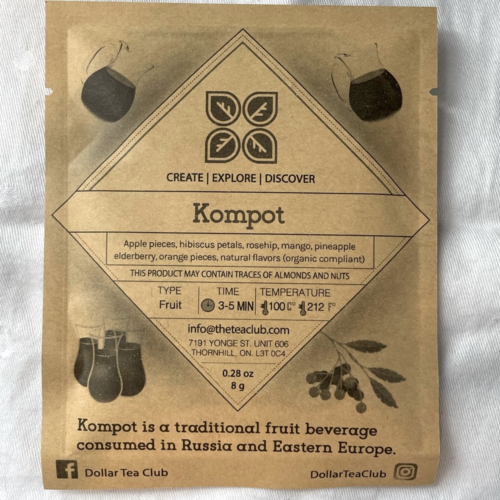 Kompot Loose Leaf Tea, 8 g, Dollar Tea Club